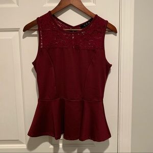 Maroon blouse